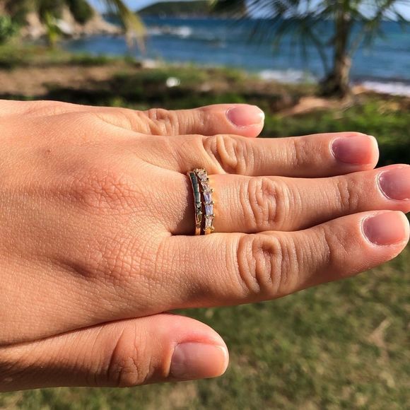 Jewelry - 18k Gold Plated Adjustable Double Ring Jewelry ✨